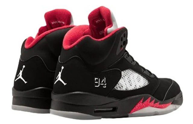 Air Jordan 5 Retro x Supreme 'Black' - Imagen 4