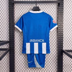 Deportivo de La Coruña 1º Equipación Conjunto Infantil 26/27