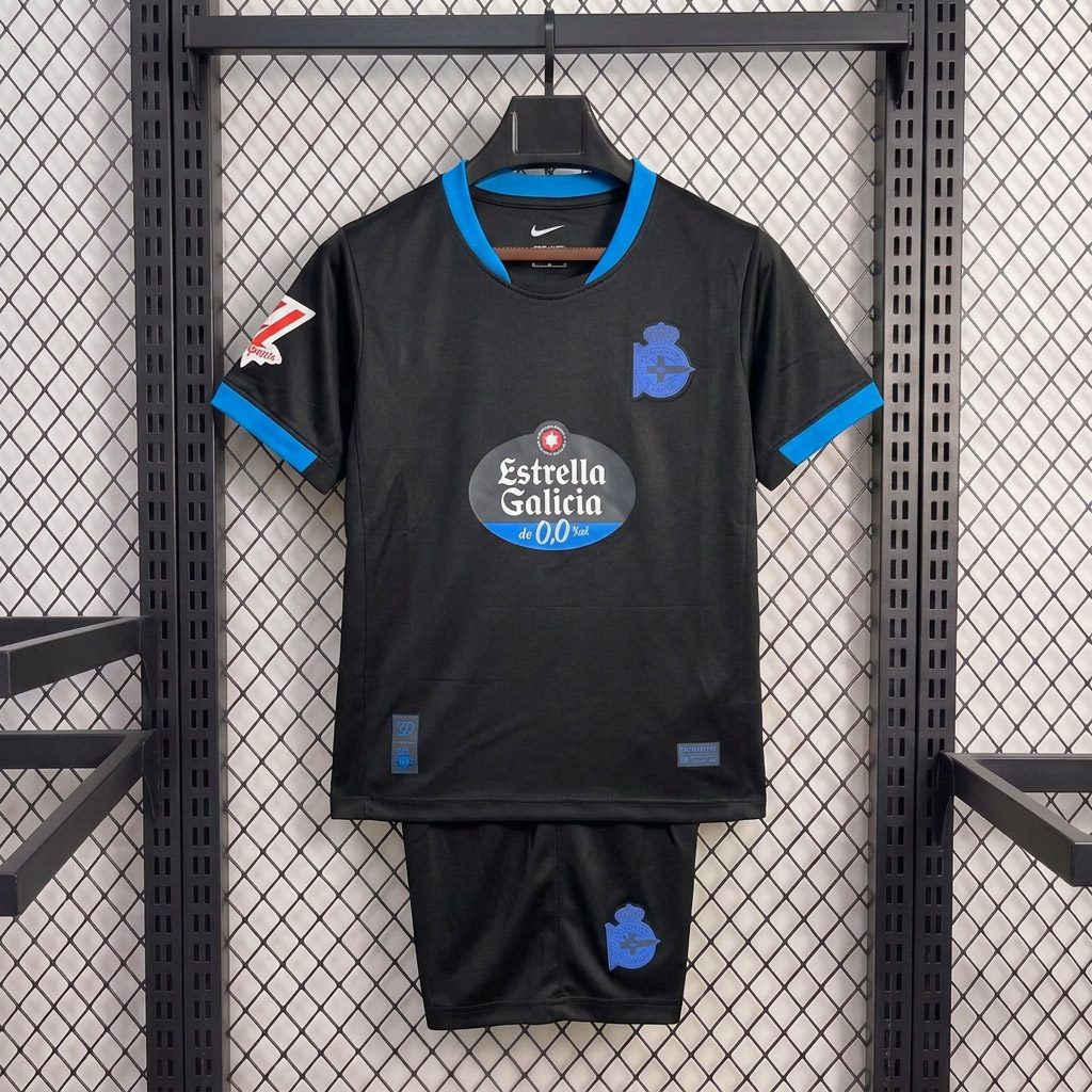 Deportivo de La Coruña 2º Equipación Conjunto Infantil 26/27