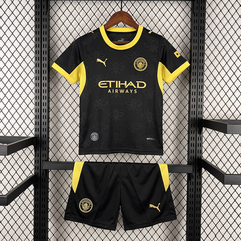 Manchester City 2º Equipación Conjunto Infantil 26/27