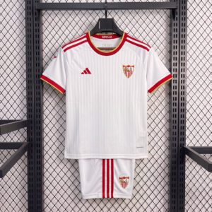 Sevilla 1º Equipación Conjunto Infantil 26/27