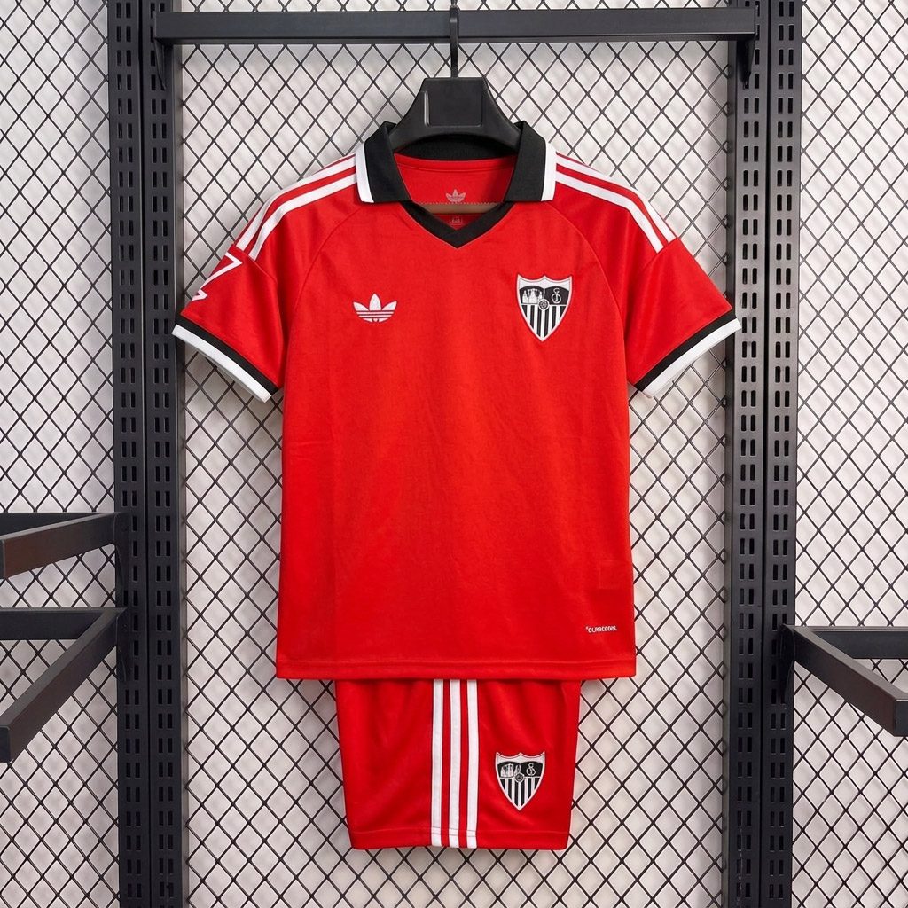 Sevilla 2º Equipación Conjunto Infantil 26/27